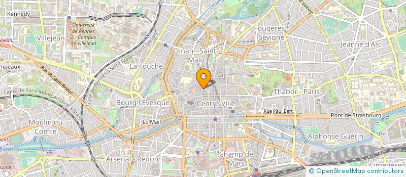 localisation de l'entreprise NATURALGREEN à RENNES