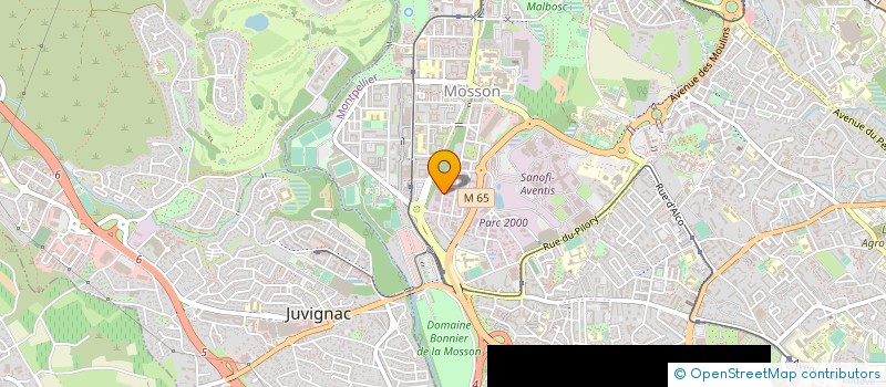localisation de l'entreprise NATURALLIANCE à MONTPELLIER