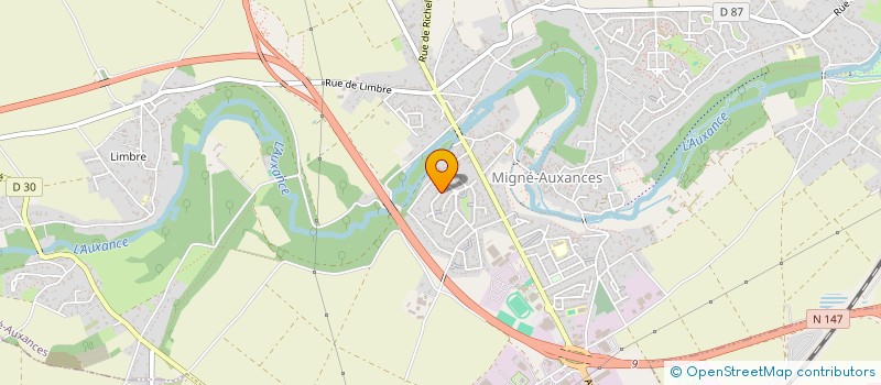 localisation de l'entreprise NATURALSPRING à MIGNE-AUXANCES