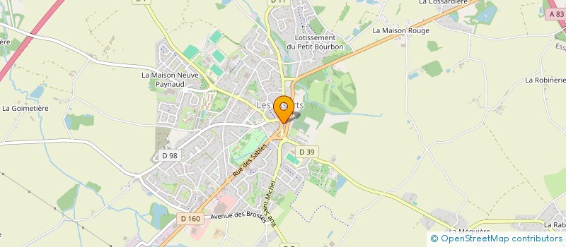 localisation de l'entreprise NATURALYA à ESSARTS-EN-BOCAGE