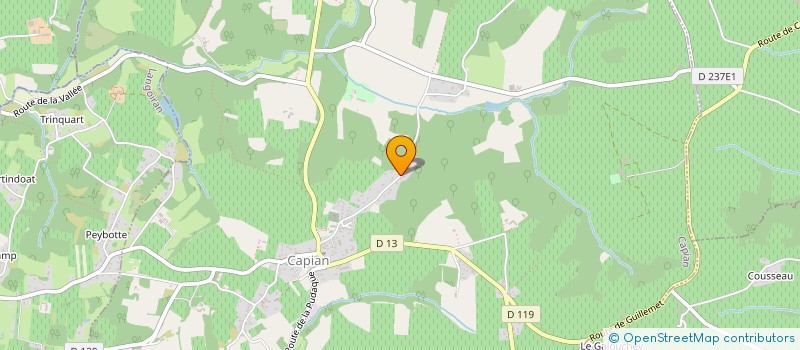 localisation de l'entreprise NATURAN'IMMO  CAPIAN