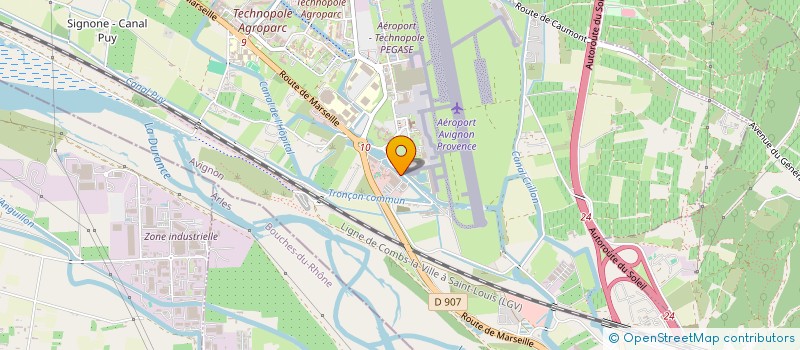 localisation de l'entreprise NATURAPARC  AVIGNON