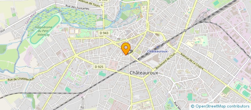 localisation de l'entreprise NATURARTENERGIE à CHATEAUROUX