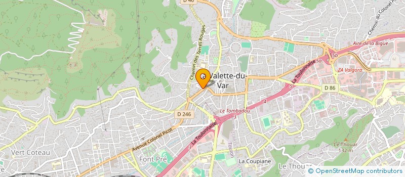 localisation de l'entreprise NATURASPHERE  LA VALETTE-DU-VAR