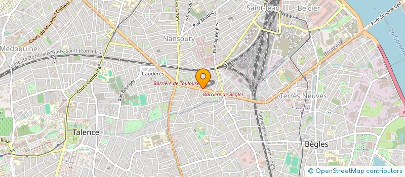 localisation de l'entreprise NATURAVET à BORDEAUX