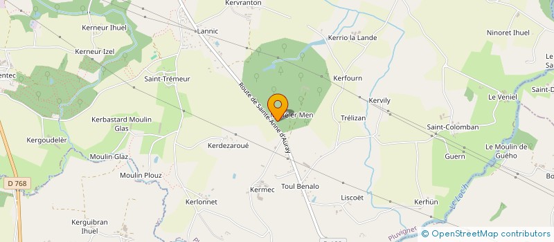 localisation de l'entreprise NATURAWEST GFA  PLUVIGNER