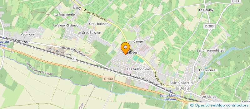 localisation de l'entreprise NATURAYL  SAINT-MARTIN-LE-BEAU