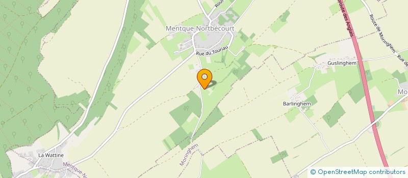 localisation de l'entreprise NATURAZA  MENTQUE-NORTBECOURT