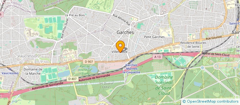 localisation de l'entreprise NATURBON à GARCHES