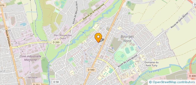 localisation de l'entreprise NATURE 18  BOURGES