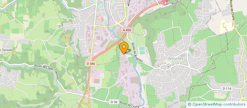 localisation de l'entreprise NATURE à VOURLES