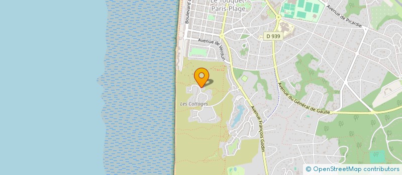 localisation de l'entreprise NATURE à LE TOUQUET-PARIS-PLAGE