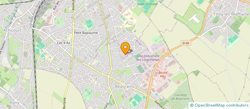 localisation de l'entreprise NATURE A L'UNISSON à ARRAS