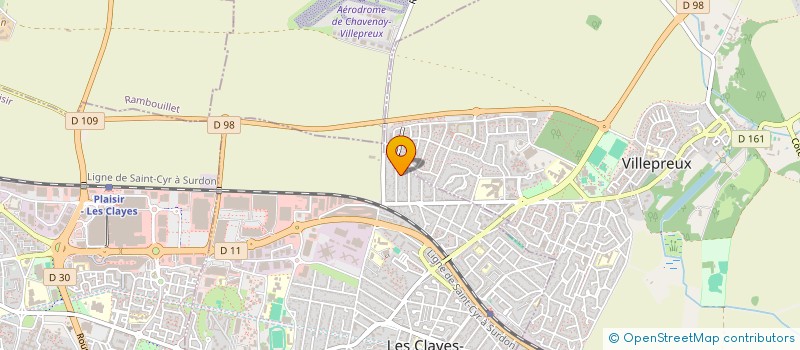 localisation de l'entreprise NATURE ANIMATIONS à LES CLAYES-SOUS-BOIS