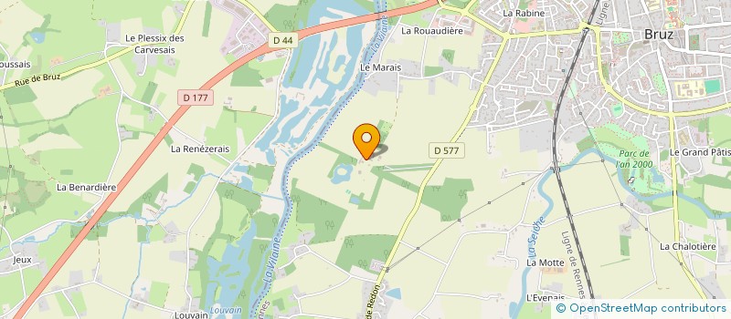 localisation de l'entreprise NATURE AVENIR à BRUZ