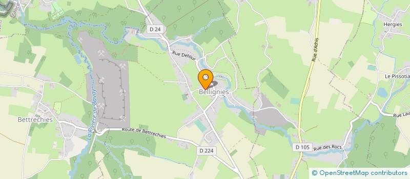 localisation de l'entreprise NATURE AVESNOIS TOURISME  BELLIGNIES