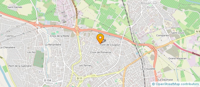 localisation de l'entreprise NATURE & BEAUTE à BEZIERS