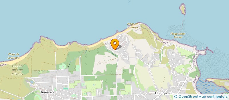 localisation de l'entreprise NATURE BETON  ERQUY