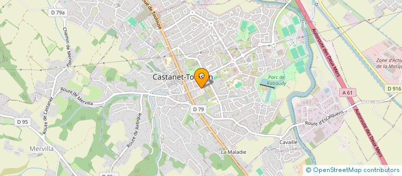 localisation de l'entreprise NATURE & BIEN-ETRE  CASTANET-TOLOSAN