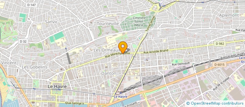 localisation de l'entreprise NATURE & BIEN ETRE à LE HAVRE