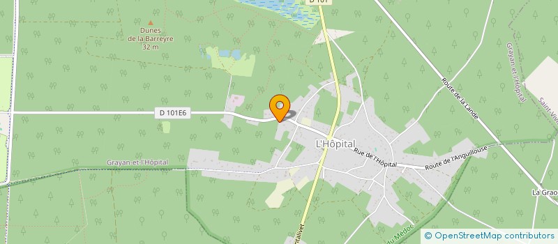 localisation de l'entreprise NATURE BIKE  GRAYAN-ET-L'HOPITAL