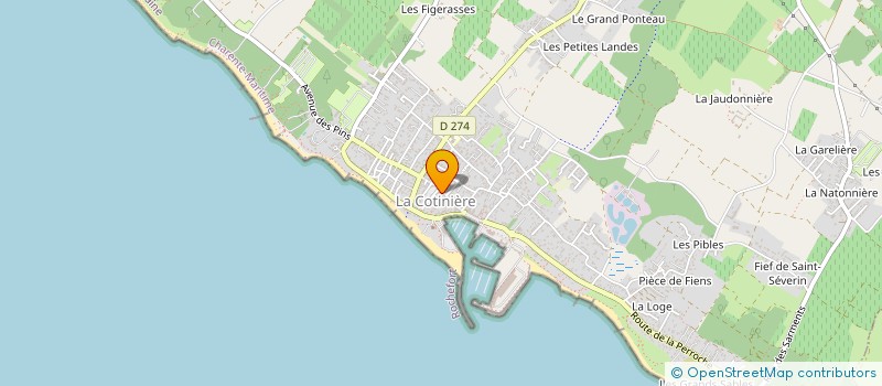 localisation de l'entreprise NATURE & CIE à SAINT-PIERRE-D'OLERON