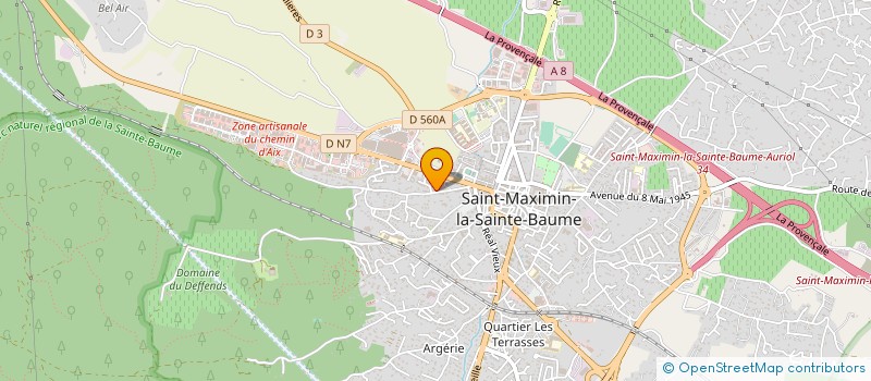 localisation de l'entreprise NATURE COLLECTIVE  SAINT-MAXIMIN-LA-SAINTE-BAUME