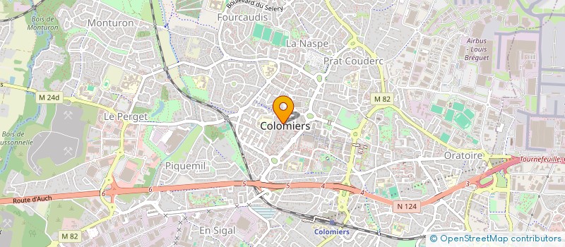 localisation de l'entreprise NATURE CONSTRUCT à COLOMIERS