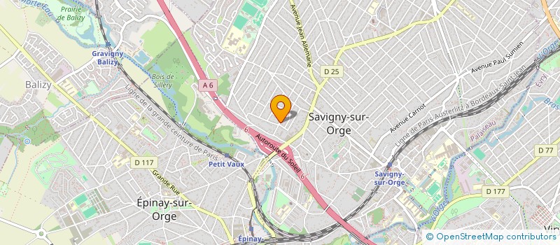 localisation de l'entreprise NATURE COSMETICS PARIS  SAVIGNY-SUR-ORGE