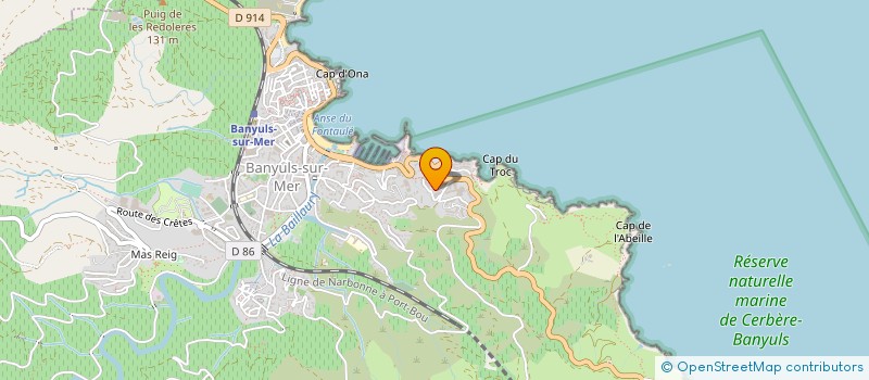 localisation de l'entreprise NATURE COSMIC  BANYULS-SUR-MER