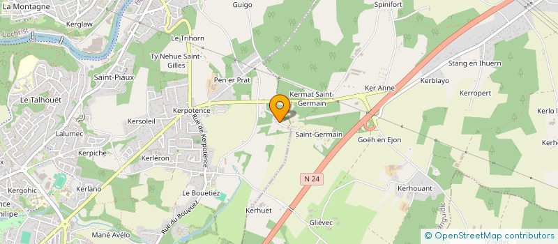 localisation de l'entreprise NATURE CREATION à KERVIGNAC