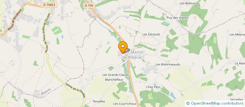 localisation de l'entreprise NATURE D'ANTAN  SAINT-MARTIN-DE-RIBERAC