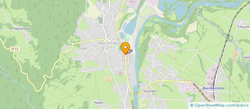 localisation de l'entreprise NATURE D'EAU  MONISTROL-SUR-LOIRE