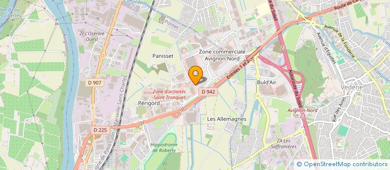 localisation de l'entreprise NATURE D'EAU CONSTRUCTION  LE PONTET