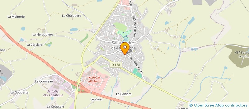 localisation de l'entreprise NATURE ECO à SEVREMOINE