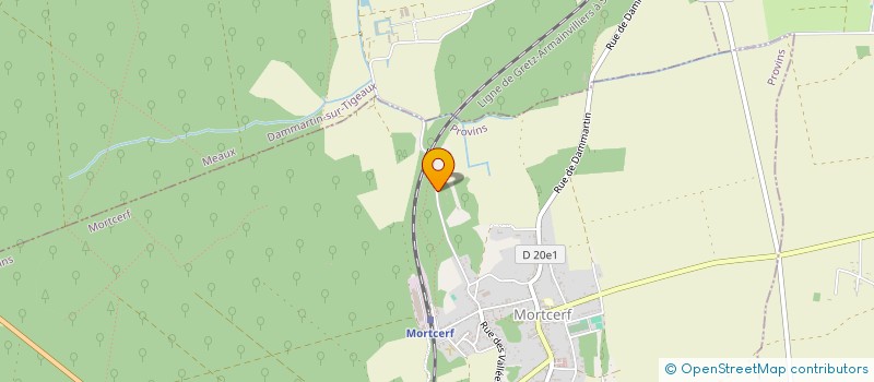 localisation de l'entreprise NATURE ENVIRONNEMENT MORTCERF  MORTCERF