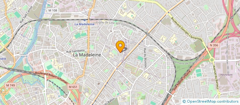 localisation de l'entreprise NATURE EQUILIBRE à MARCQ-EN-BARŒUL