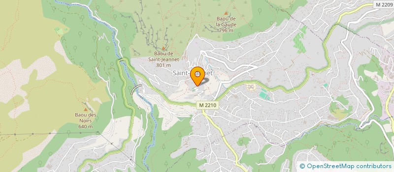 localisation de l'entreprise NATURE ESSENTIELLE  SAINT-JEANNET