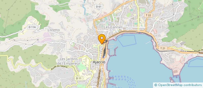 localisation de l'entreprise NATURE ET BIEN ETRE à AJACCIO