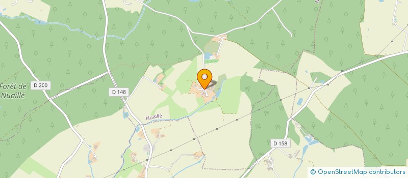 localisation de l'entreprise NATURE ET BOCAGE  NUAILLE