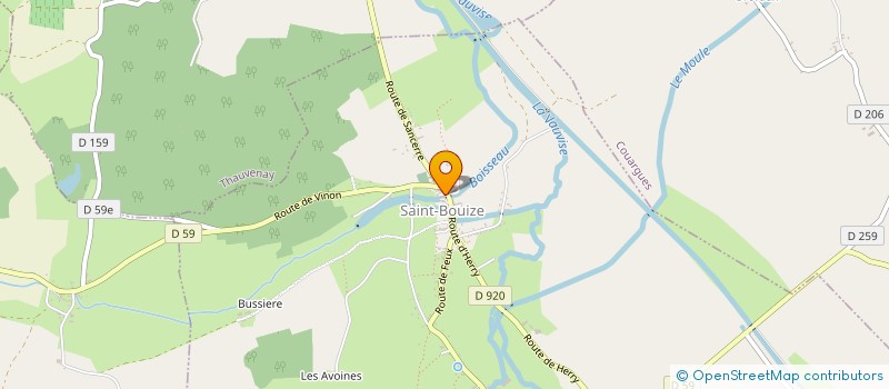 localisation de l'entreprise NATURE ET CULTURE  SAINT-BOUIZE