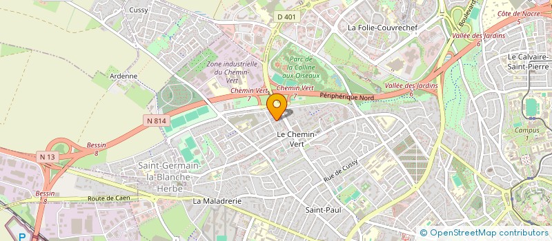 localisation de l'entreprise NATURE ET DETENTE à CAEN