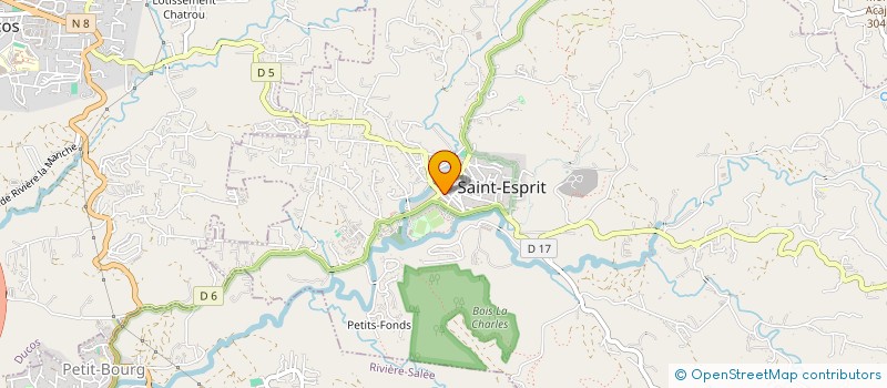 localisation de l'entreprise NATURE ET DEVELOPPEMENT  SAINT-ESPRIT