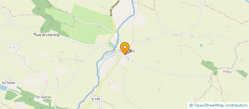 localisation de l'entreprise NATURE ET ELEVAGE  AUBIET