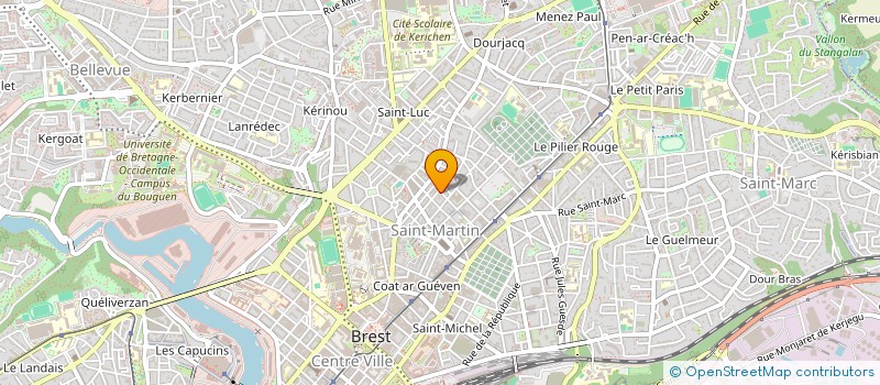 localisation de l'entreprise NATURE ET FANTAISIE à BREST