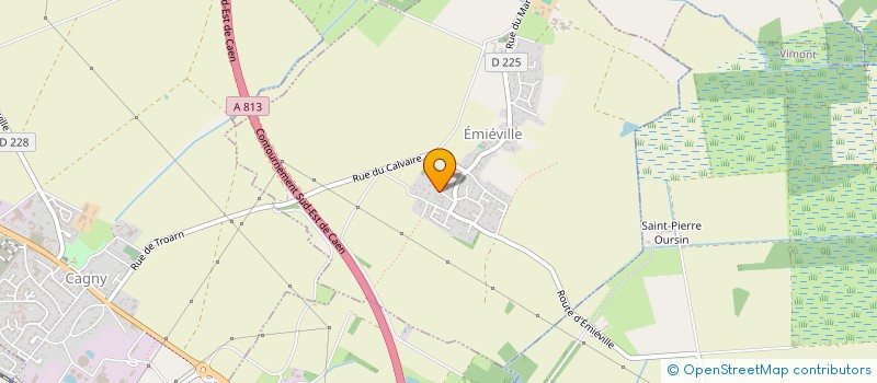 localisation de l'entreprise NATURE ET LOISIRS  EMIEVILLE