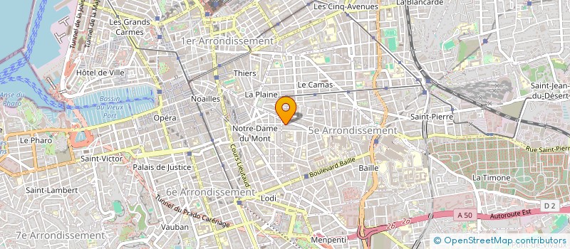 localisation de l'entreprise NATURE ET LOISIRS CLAS à MARSEILLE