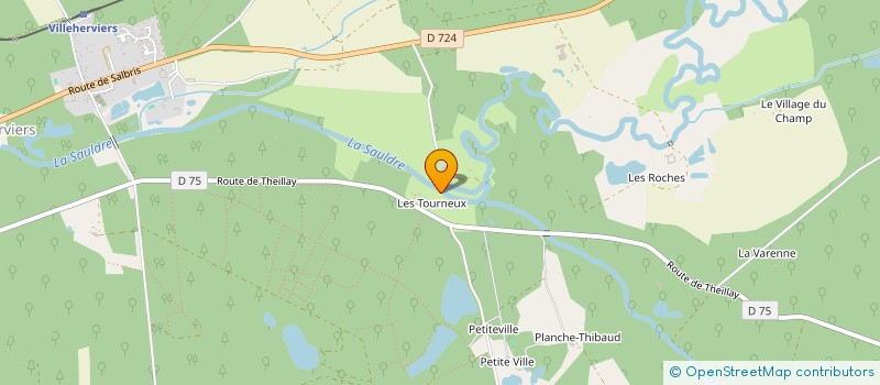 localisation de l'entreprise NATURE ET PATRIMOINE à VILLEHERVIERS