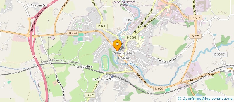 localisation de l'entreprise NATURE ET PATRIMOINE  VILLEDIEU-LES-POELES-ROUFFIGNY