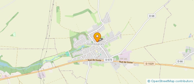 localisation de l'entreprise NATURE ET PATRIMOINE D'HOMBLIERES  HOMBLIERES